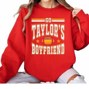 Red Graphic Women's Sweater